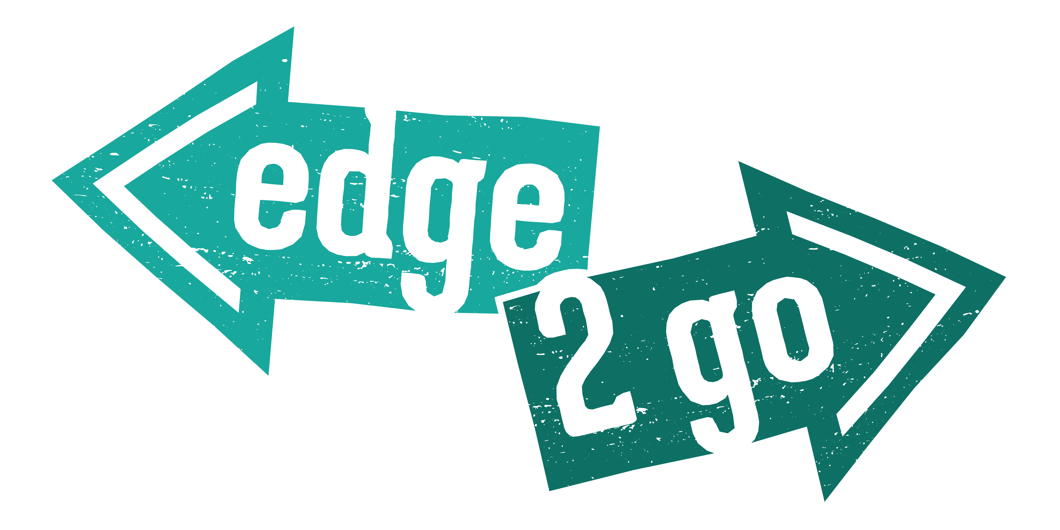 A black background with the words edge 2 go written in green.